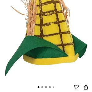 Yellow Corn Costume Hat